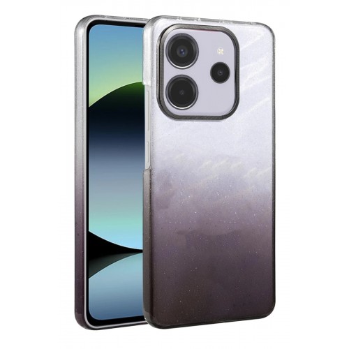 LRZ02 Xiaomi Redmi 12 Glossy Kapak - Siyah