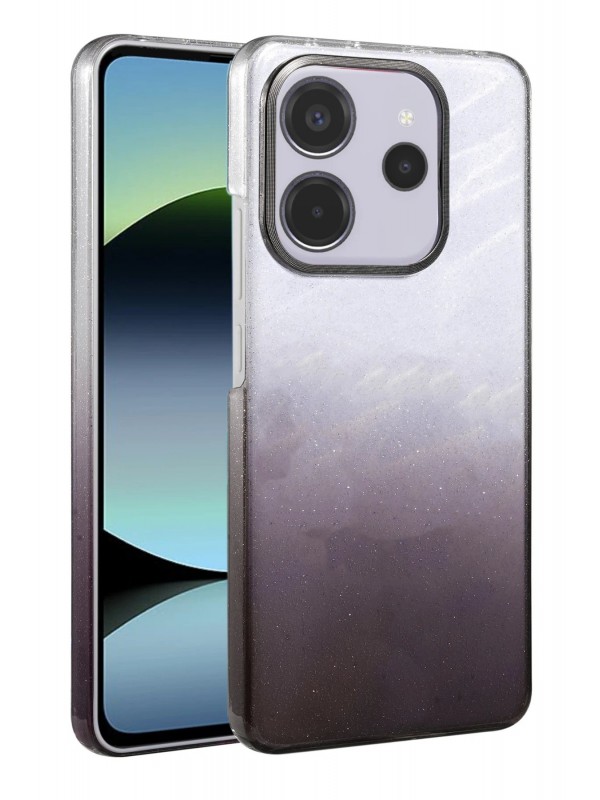 LRZ02 Xiaomi Redmi 12 Glossy Kapak - Siyah&hellip;