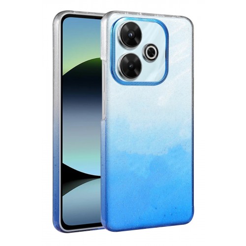 LRZ02 Xiaomi Redmi 13 4G Glossy Kapak - Mavi