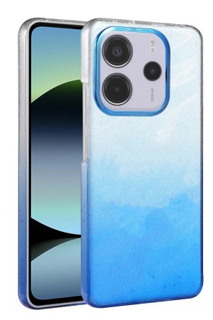 LRZ02 Xiaomi Redmi Note 14 4G Glossy Kapak - Mavi&hellip;