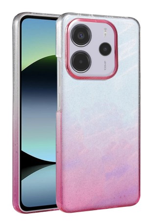 LRZ02 Xiaomi Redmi Note 14 4G Glossy Kapak - Pembe&hellip;