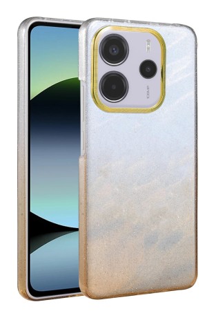 LRZ02 Xiaomi Redmi Note 14 4G Glossy Kapak - Çöl Titanyum&hellip;