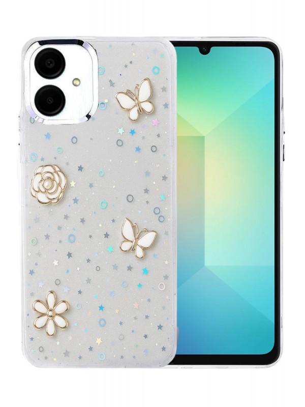 LRZ02 Samsung Galaxy A06 Fiyonk Desenli Kapak - Desen 2&hellip;