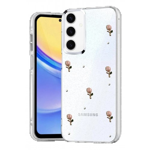 LRZ02 Samsung Galaxy A16 5G Fiyonk Desenli Kapak - Desen 5