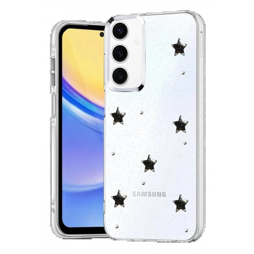 LRZ02 Samsung Galaxy A16 5G Fiyonk Desenli Kapak - Desen 8