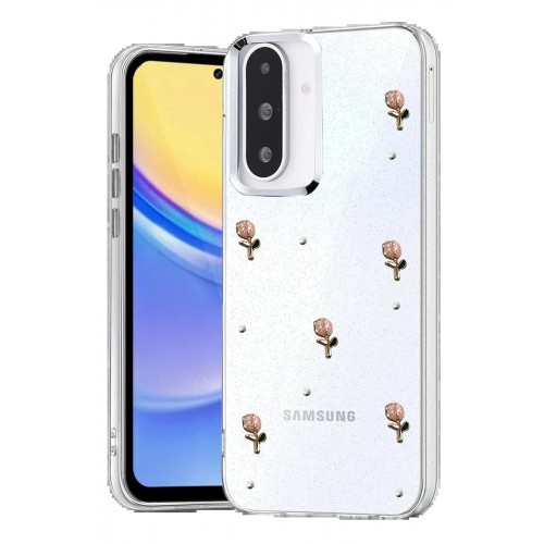 LRZ02 Samsung Galaxy A26 Fiyonk Desenli Kapak - Desen 5