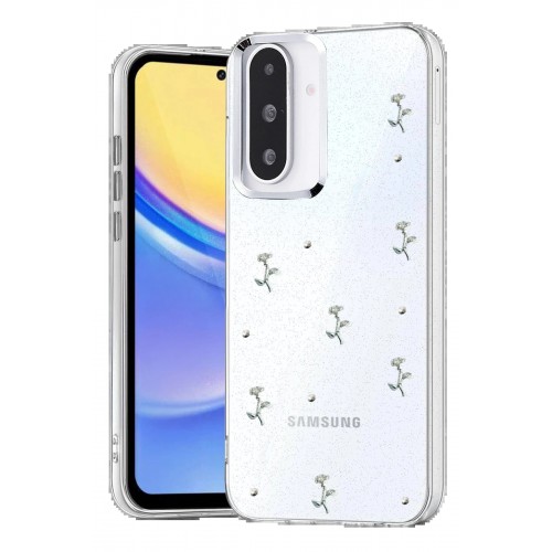 LRZ02 Samsung Galaxy A36 Fiyonk Desenli Kapak - Desen 7