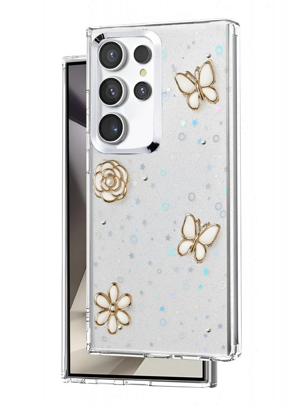 LRZ02 Samsung Galaxy S24 Ultra Fiyonk Desenli Kapak - Desen 2&hellip;