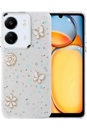 LRZ02 Xiaomi Redmi 13C Fiyonk Desenli Kapak - Desen 2&hellip;