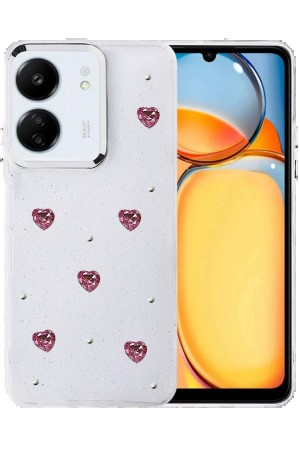 LRZ02 Xiaomi Redmi 13C Fiyonk Desenli Kapak - Desen 4&hellip;