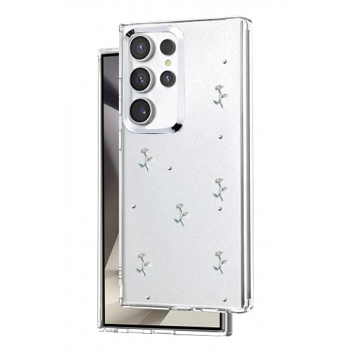 LRZ02 Samsung Galaxy S23 Ultra Fiyonk Desenli Kapak - Desen 7