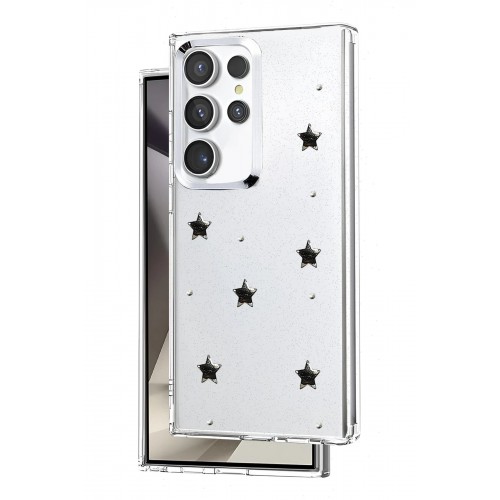 LRZ02 Samsung Galaxy S23 Ultra Fiyonk Desenli Kapak - Desen 8