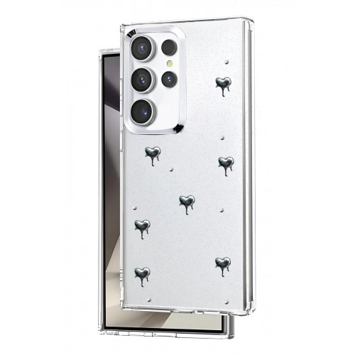 LRZ02 Samsung Galaxy S23 Ultra Fiyonk Desenli Kapak - Desen 9