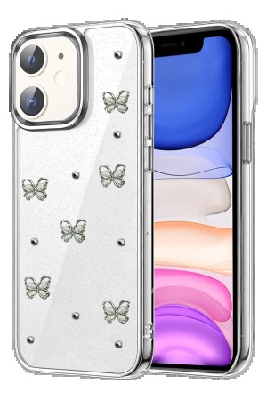 LRZ02 Apple iPhone 12 Fiyonk Desenli Kapak - Desen 1&hellip;