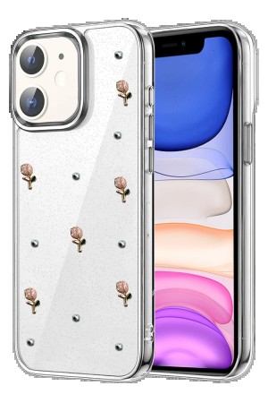 LRZ02 Apple iPhone 12 Fiyonk Desenli Kapak - Desen 5&hellip;