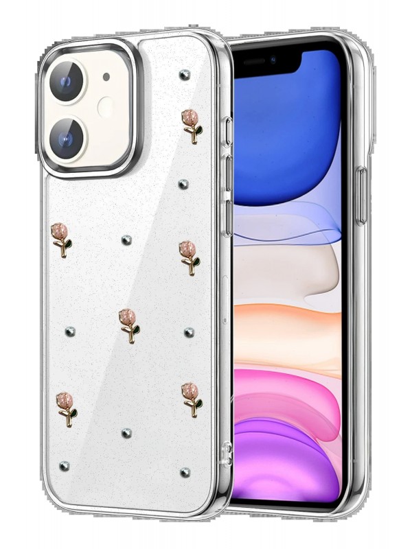 LRZ02 Apple iPhone 12 Fiyonk Desenli Kapak - Desen 5&hellip;