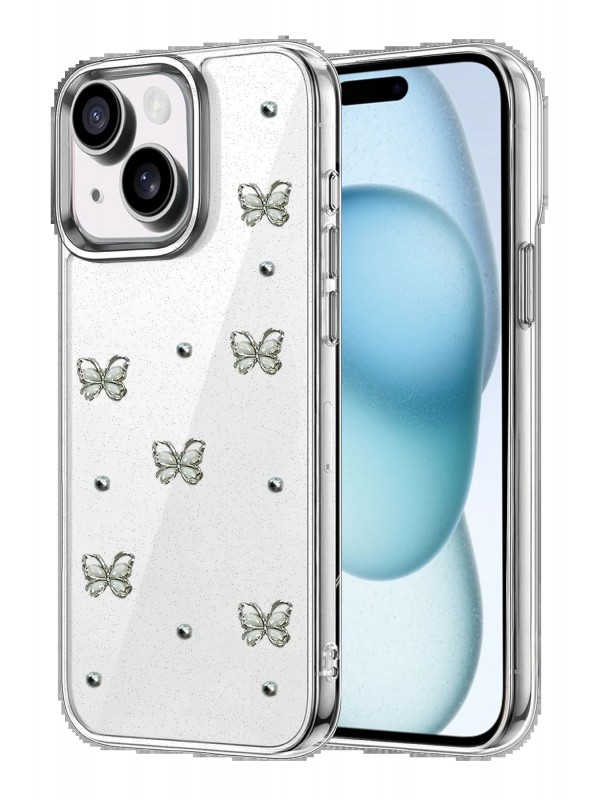 LRZ02 Apple iPhone 14 Fiyonk Desenli Kapak - Desen 1&hellip;