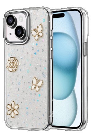 LRZ02 Apple iPhone 14 Fiyonk Desenli Kapak - Desen 2&hellip;