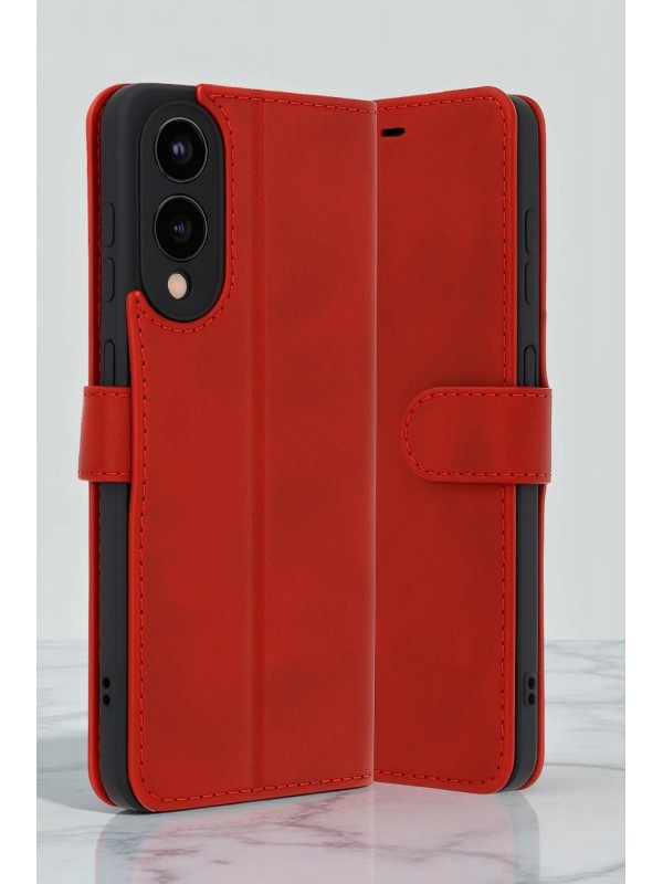 LRZ02 Samsung Galaxy S25 Edge Trend S Plus Kapaklı Kılıf - Kırmızı… LRZ02 Samsung Galaxy S25 Edge Trend S Plus Kapaklı Kılıf - Kırmızı…