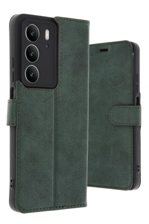 LRZ02 Realme C75 4G Trend S Plus Kapaklı Kılıf - Koyu Yeşil&hellip;