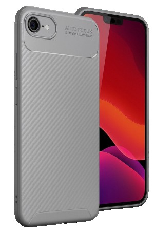 LRZ02 iPhone 16E Kılıf Auto Focus Karbon Kapak - Gri&hellip;