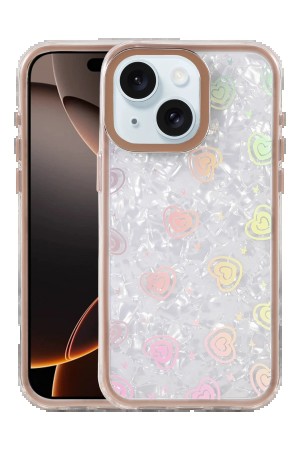 LRZ02 Apple iPhone 15 Lumi Desenli Kapak - Çöl Titanyum&hellip;