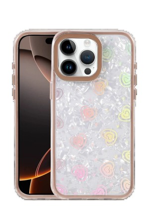 LRZ02 Apple iPhone 15 Pro Max Lumi Desenli Kapak - Çöl Titanyum&hellip;