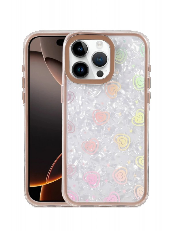 LRZ02 Apple iPhone 15 Pro Max Lumi Desenli Kapak - Çöl Titanyum&hellip;