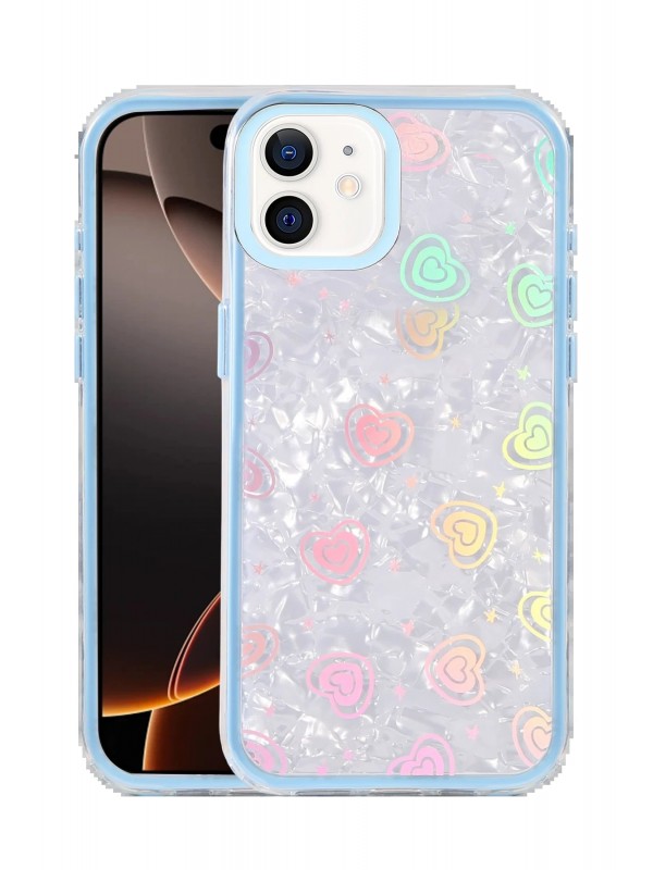 LRZ02 Apple iPhone 11 Lumi Desenli Kapak - Mavi&hellip;