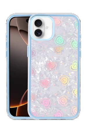 LRZ02 Apple iPhone 16 Lumi Desenli Kapak - Mavi&hellip;