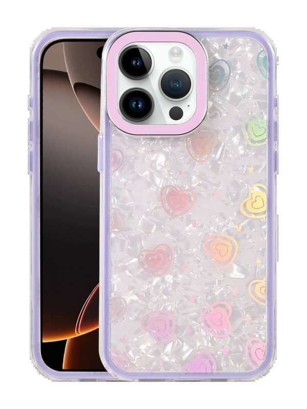 LRZ02 Apple iPhone 16 Pro Max Lumi Desenli Kapak - Mor&hellip;