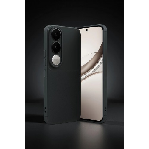 LRZ02 Vivo V50 Lite 4G Auto Focus Karbon Kapak - Koyu Yeşil