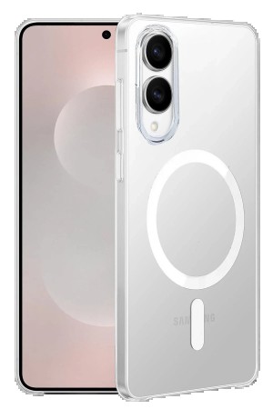 LRZ02 Samsung Galaxy S25 Edge Kılıf PC Zara Magsafe Şeffaf Kılıf - Ş&hellip;