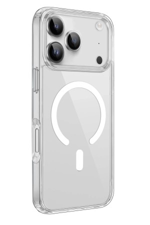 LRZ02 iPhone 17 Pro Kılıf Pc Real Magsafe Kapak - Şeffaf&hellip;