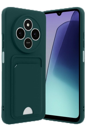 LRZ02 Xiaomi Redmi 14C Kelvin Kartvizitli Silikon - Koyu Yeşil&hellip;