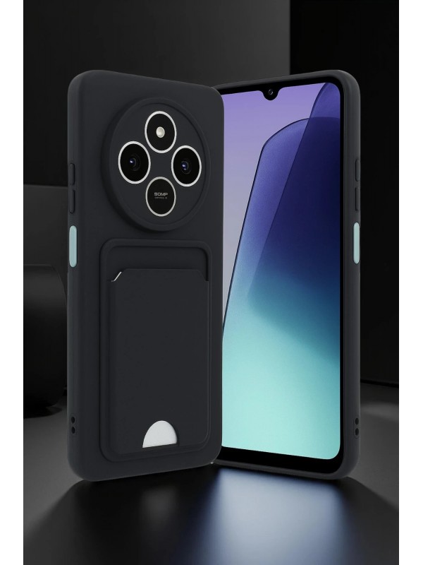 LRZ02 Xiaomi Redmi 14C Kelvin Kartvizitli Silikon - Siyah&hellip;