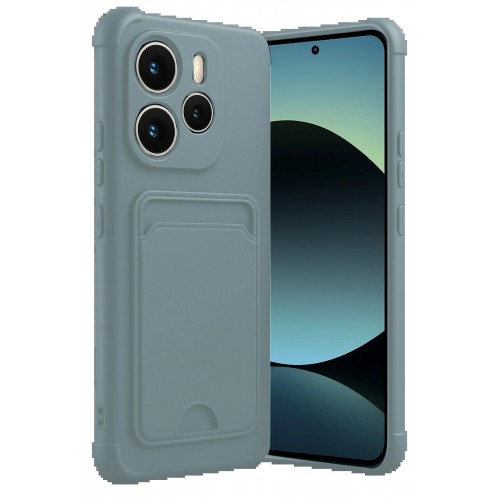 LRZ02 Xiaomi Redmi Note 14 4G Kelvin Kartvizitli Silikon - Açık Yeşil