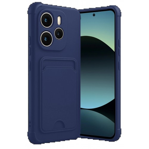 LRZ02 Xiaomi Redmi Note 14 4G Kelvin Kartvizitli Silikon - Lacivert