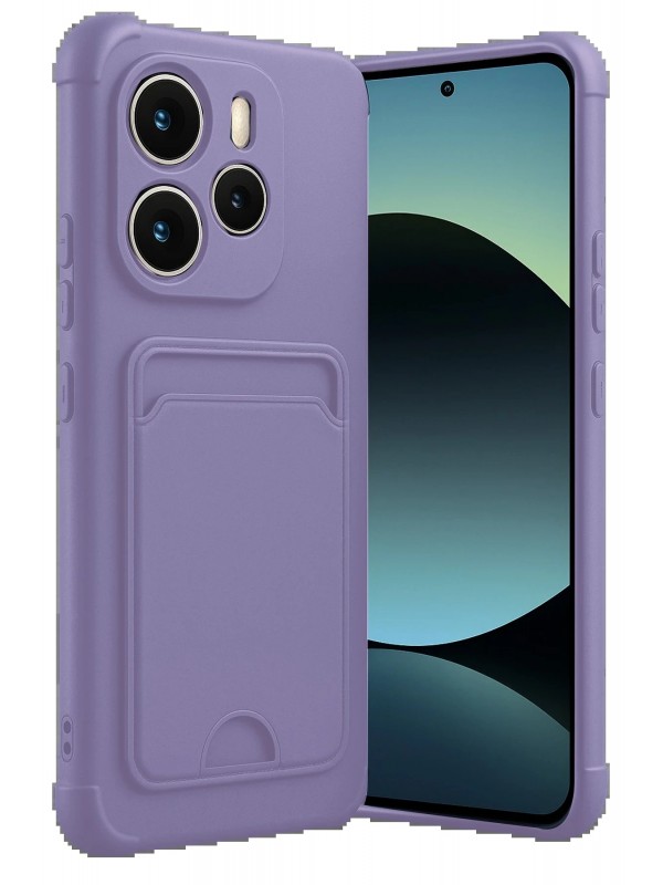 LRZ02 Xiaomi Redmi Note 14 4G Kelvin Kartvizitli Silikon - Lila&hellip;