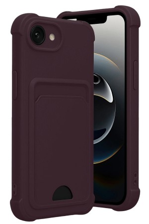 LRZ02 Apple iPhone 16E Kelvin Kartvizitli Silikon - Derin Mor&hellip;