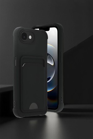 LRZ02 Apple iPhone 16E Kelvin Kartvizitli Silikon - Koyu Yeşil&hellip;