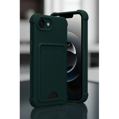 LRZ02 Apple iPhone 16E Kelvin Kartvizitli Silikon - Lila