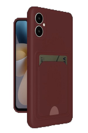 LRZ02 Samsung Galaxy A05 Kelvin Kartvizitli Silikon - Bordo&hellip;