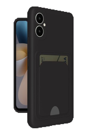 LRZ02 Samsung Galaxy A05 Kelvin Kartvizitli Silikon - Siyah&hellip;