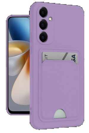 LRZ02 Samsung Galaxy M15 Kelvin Kartvizitli Silikon - Lila&hellip;