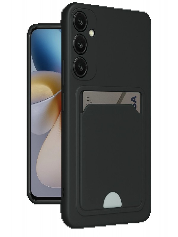 LRZ02 Samsung Galaxy M15 Kelvin Kartvizitli Silikon - Siyah&hellip;