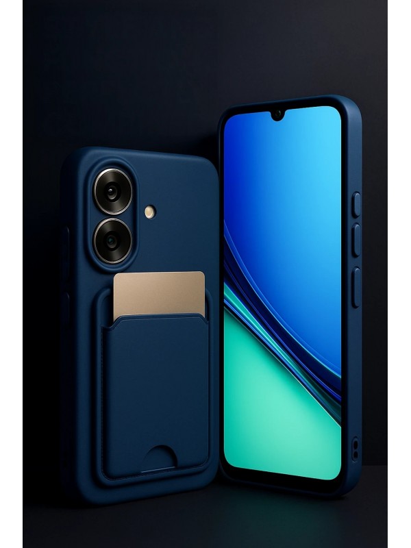 LRZ02 Realme Note 60 Kelvin Kartvizitli Silikon - Lila&hellip;