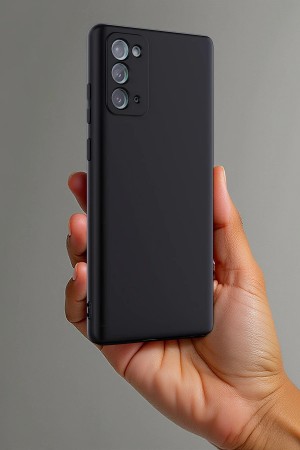 LRZ02 Samsung Galaxy Note 20 Kılıf First Silikon - Mavi&hellip;