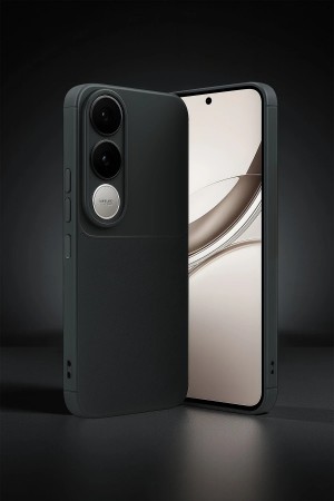 LRZ02 Vivo V50 Lite 4G Auto Focus Karbon Kapak - Gri&hellip;