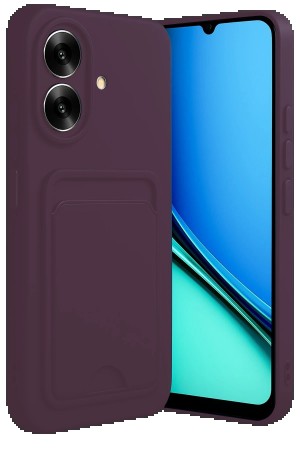 LRZ02 Realme Note 60 Kelvin Kartvizitli Silikon - Derin Mor&hellip;